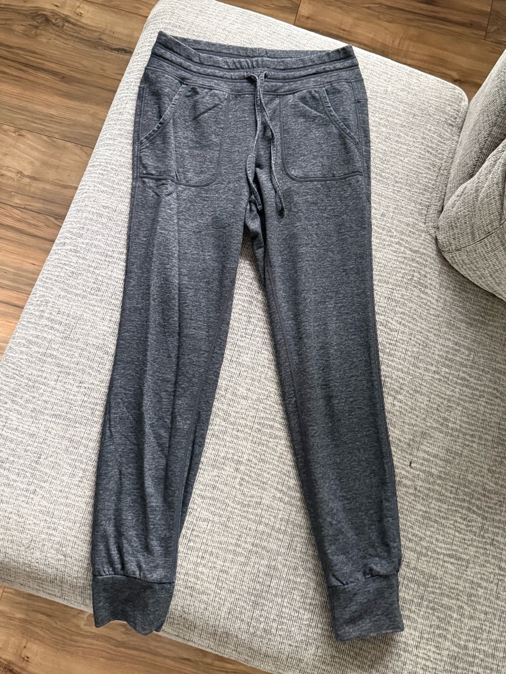 Heather Gray Jogger Sweatpants with Pockets Size XS